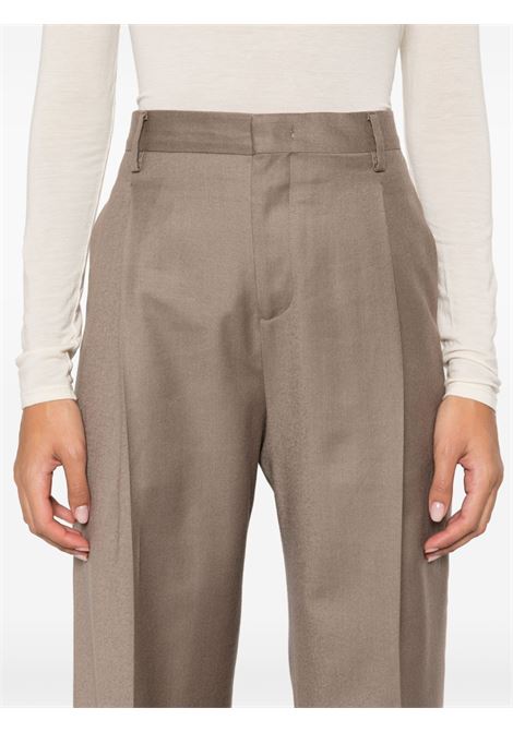 Pantaloni sartoriali con pieghe in marrone Briglia 1949 - donna BRIGLIA 1949 | BORGONUOVOW42412300063